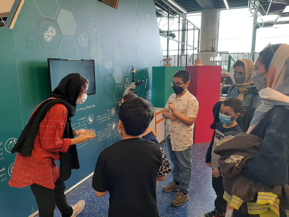 Children taking part in a hands-on BioClub science activity
